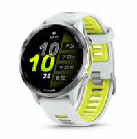 Forerunner 970 - Titanium with Whitestone Case and Whitestone/Translucent Amp Yellow Band -010-02969-11- Garmin